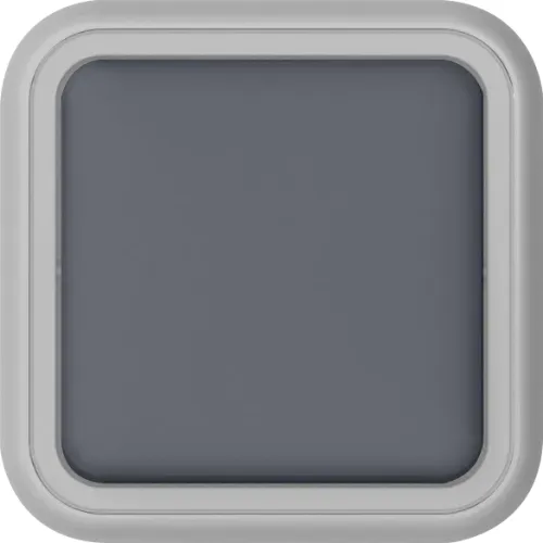 Выключатель 1-клавишный накладной, цвет серый, IP55, серия W55