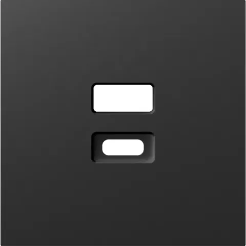 Накладка для розеток USB, матовый карбон, серия A07