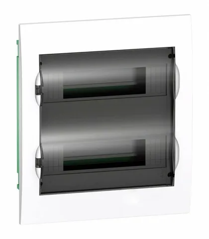 Щит встраиваемый Systeme Electric Easy9 на 24 модуля, 2 ряда, прозрачная дверь