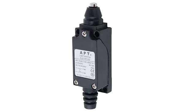 Выключатель концевой ALS1-M, 1NO+1NC, 3A 240VAC/24VDC, металл. кнопочный плунжер, металл. корпус, IP65