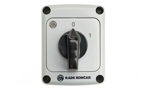 Переключатель PNBS 16 10, 3P, 20A, тип 0-1, 7.5kW(400VAC по АС-23), черная рукоятка, в корпусе IP65