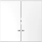 Лицевая панель Schneider Electric D-Life, клавиша 2-ная с линзой для LED модуля, бел. лотос
