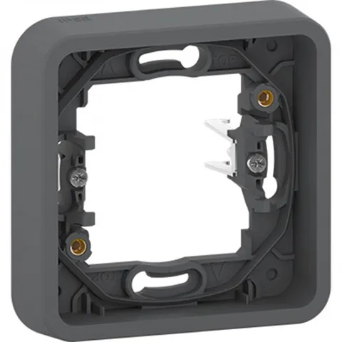 Рамка Schneider Electric Mureva, S, 1-постовая с винтами, антрацит, IP55