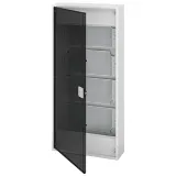 N48-ALFA IT, Щит навесной мультимедийный, 4 ряда, прозрач. дверца, IP40