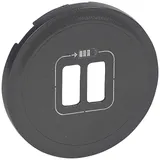 Celiane - Лицевая панель розетки 2хUSB, графит