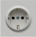 Накладка для розетки Schuko с заземлением со шторками 16A 250 В~, матовый серый, серия R98