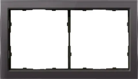 Рамка 2-я стекло мокко, серия R98 Glass