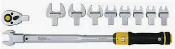 Динамометрический ключ с насадками MicroClick MC 200-Multi 40 – 200 Нм 1/2'' PROXXON