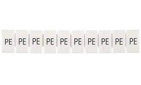 Маркировка клеммных модулей CA509/K5/H/PE для клемм 5mm, гориз. "PE" (упак. 100шт.)
