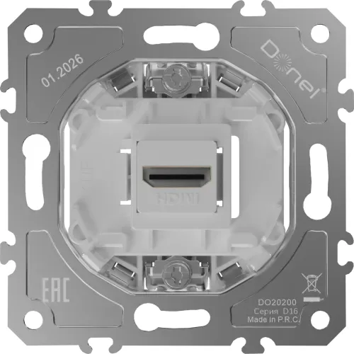 Механизм HDMI 2.0a, разъем Type A 180° 4K Full HD @ 60 Hz 3D, HDR, серия D16