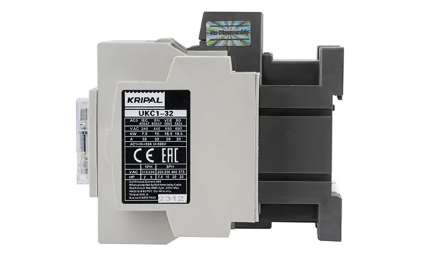 Контактор UKC1-32-22-400AC, 3P, 32A(AC-3), 50A(AC-1), 15kW(400VAC), Uк=400VAC, 2NO+2NC