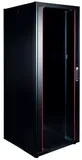 Щит телекоммуникационный 19", 42U, ВxШxГ 2010x600x800мм, DYNAmic Basic, напольный, перед. дверь стекло, задняя глухая металлич., черный