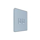 Компьютерная розетка Systeme Electric Infinity, информационная скрытой установки RJ-45 кат.5e 2-я, Стальное небо