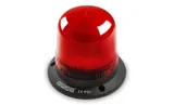 Колонна светосигнальная IT, d=120mm( уст. 150mm), маячкового типа, красная, без зуммера, 12_24VAC/DC, 7 режимов, IP65