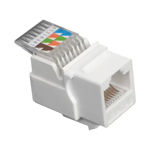 Модуль Keystone RJ45, cat. 6, UTP, 90 град., белый
