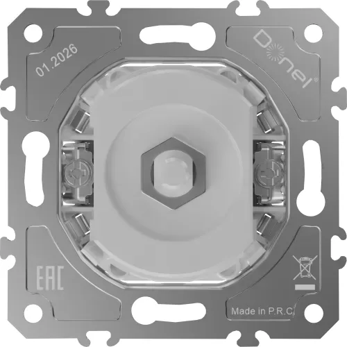 Светорегулятор поворотный Triac, LED 200 Вт (акт.нагрузка-макс. 500Вт), серия D16