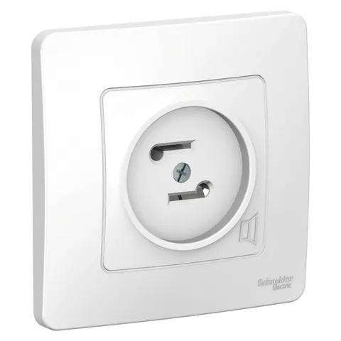 Розетка ТВ Systeme Electric Blanca, скрытой установки FM радио, белый