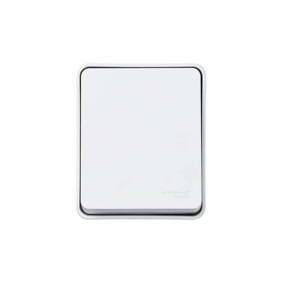 Выключатель Systeme Electric AtlasDesign, Profi54 открытой установки 1-клавишный 10 ах, белый, Россия