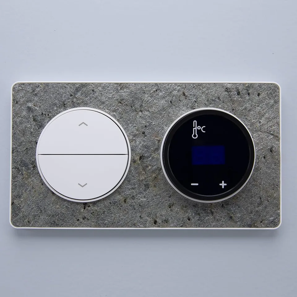 Рамка 2-постовая Schneider Electric Odace S52P804U, морской камень