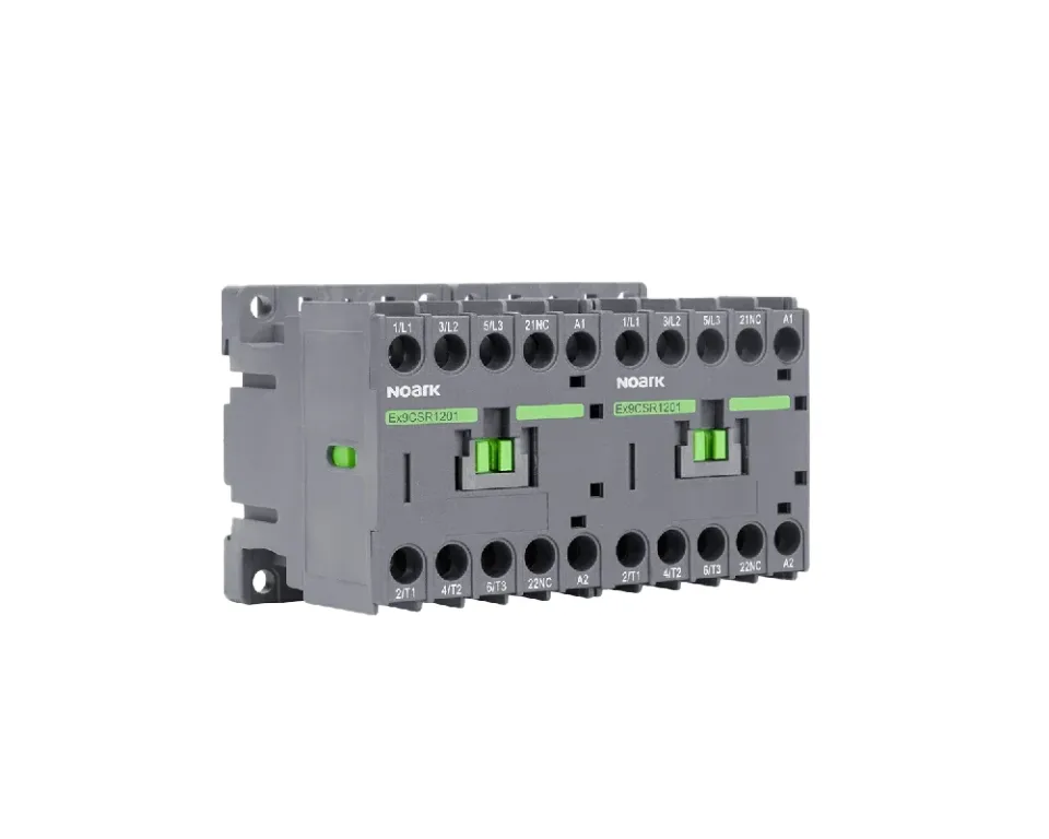 Ex9CSR09 10 3P 230V, Мини контактор реверс., 3-pole, 9A AC-3, напр. 230 V AC, 1 NO вспом. контакт