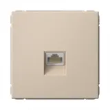 Розетка компьютерная Systeme Electric ArtGallery, RJ45, кат. 5е, механизм, песочный