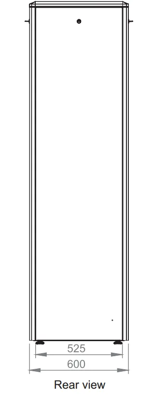 Щит телекоммуникационный 19", 42U, ВxШxГ 2053x600x800мм, DYNAmic 1000кг, напольный, перед. дверь стекло, задняя глухая металлич., черный