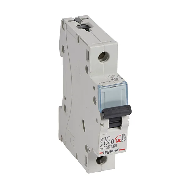 Авт. выключатель TX3, 1P, 40A, хар-ка C, 6kA, 1M