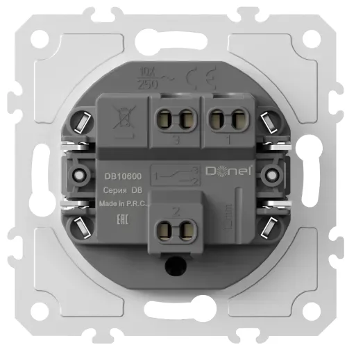 Механизм выключателя В1 с 2-х мест (проходного), 10A 250В~, серия DB