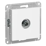ТВ розетка Systeme Electric AtlasDesign, TV проходная 4DB, механизм, белый