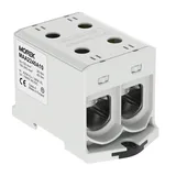 Клемма Morek OTL240-2 серая, 2xAl/Cu 35_240mm², 425(CU)/380(AL)A на клемму, 1000V, винтовые зажимы