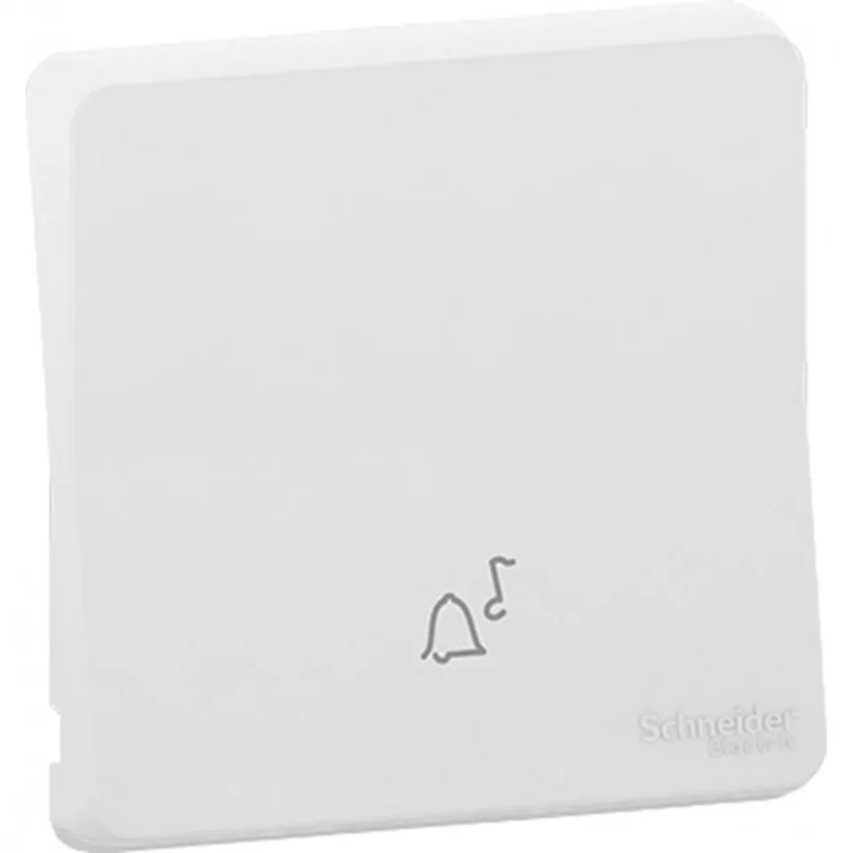 Лицевая панель Schneider Electric Mureva, S, клавиша с символом "звонок", белый, IP55