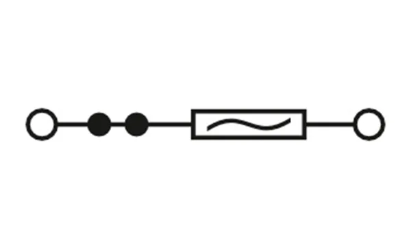 Клемма с держателем предохранителя CYF4L110-240V /6x58,8mm, винтовая, 2 присоед., 4(max 6)mm2, 10A, 1000V, LED 110-240V, серая