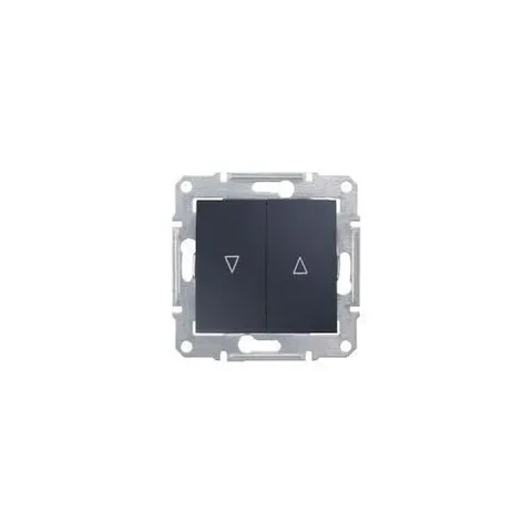 Выключатель для жалюзи Schneider Electric Sedna, выкл. эл. блок, графит