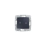 Выключатель для жалюзи Schneider Electric Sedna, выкл. эл. блок, графит