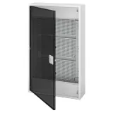 N36-ALFA IT, Щит навесной мультимедийный, 3 ряда, прозрач. дверца, IP40