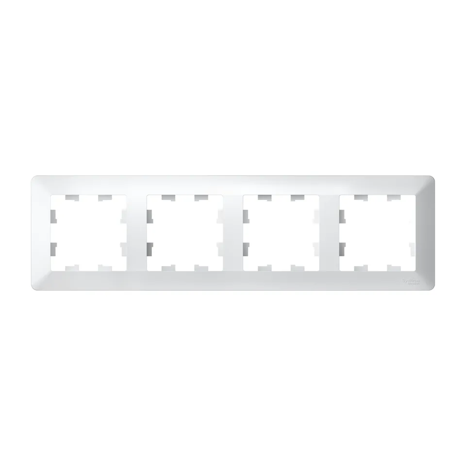 AtlasDesign AIR Systeme Electric 4-постовая рамка, белый