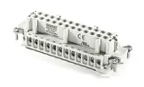 Разъем многополюсный EB, розетка, 24P (25-48), 16A 400V, винтовой зажим, пластик V0