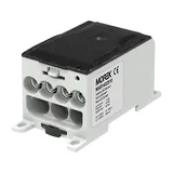 Блок распред. Morek OJL400AS черно-серый, 1P, вх. 1x95_240mm² Al/Cu, вых. 4x2,5_35 + 3x6_50mm² Cu, 425(CU)/380(AL), 1000V, глухая крышка