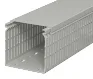 Перфокороб LK4 N 80080, органайзер для шкафов, 80 x 80 мм (глубина х ширина крышки), L=2000мм, RAL 7030 серый