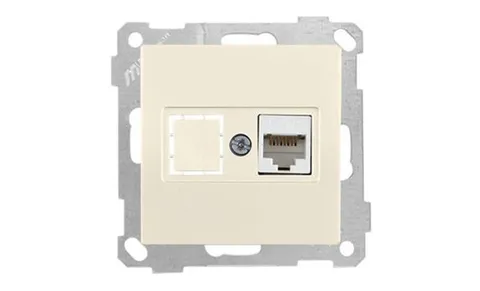 21 - Розетка 1хRJ-45 кат. 6 UTP, сл.кость