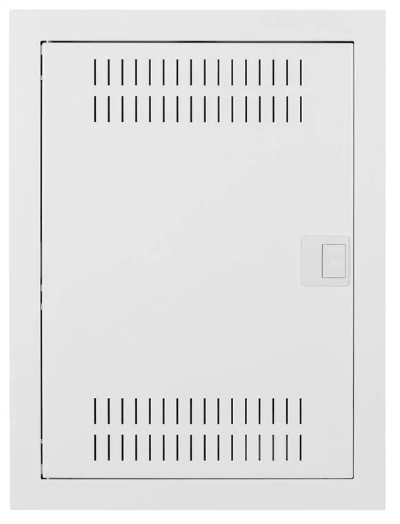 Щит встраив. мультимед, TS35+1x МП перф.118x270mm, мет. дверь, белый RAL9016, 478x358x94mm, IP30