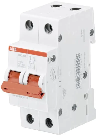 Выключатель нагрузки SHD202/40, 2P, 40A, 10kA, 2M