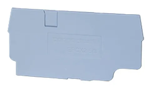 Крышка концевая EPCX2.5/4 /1,5mm, для клемм CX2.5/4,CXG2.5/4,CXK2.5/4,CP2.5/4,CPG2.5/4, серая