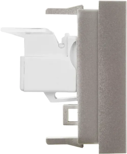 Розетка DEC RJ45 UTP кат.6, 1мод., алюм. матовая (22.5х45мм)