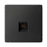 Розетка компьютерная Systeme Electric ArtGallery, RJ45, кат. 5е, механизм, базальт