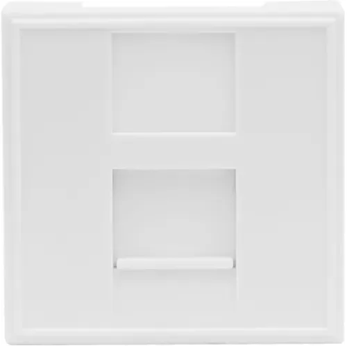 Розетка DEC RJ45 UTP кат.6, 2мод., бел. (45х45мм), серия (тип) DEC
