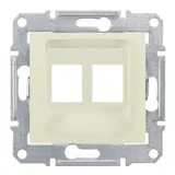 Адаптер Schneider Electric Sedna, для коннекторов амр двойной, беж