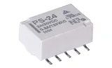 Реле PS-24, 2CO, 2A(30VDC)/0.5A(125VAC), AgPd/Au, 24VDC, SMD, для печатных плат, растр 2.54mm, IP67