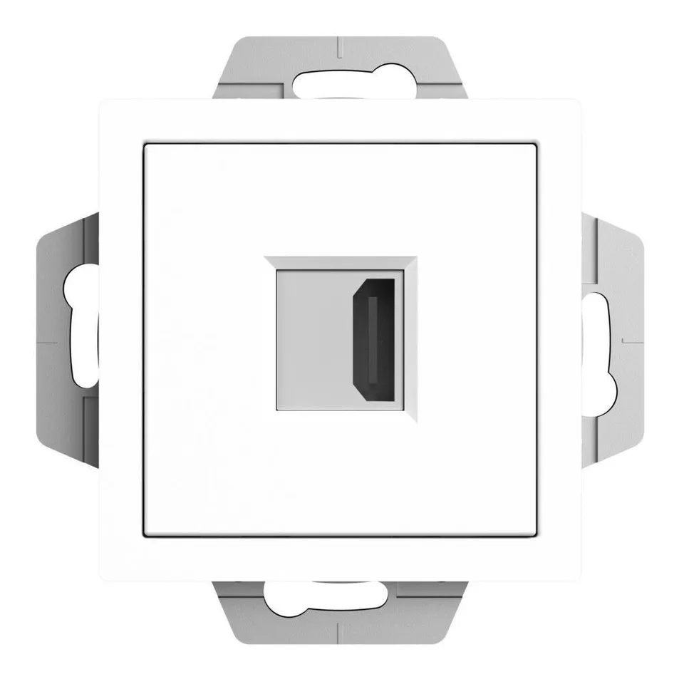 Розетка Systeme Electric AtlasDesign, HDMI, механизм, белый