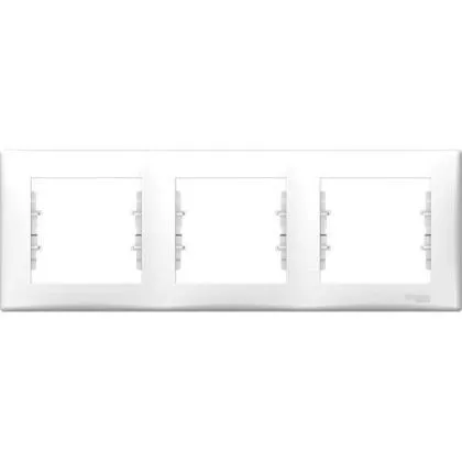 Рамка Schneider Electric Sedna, х3 горизонтальная, белый